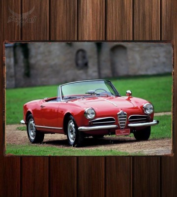 Металлическая табличка Alfa Romeo Giulietta Spider